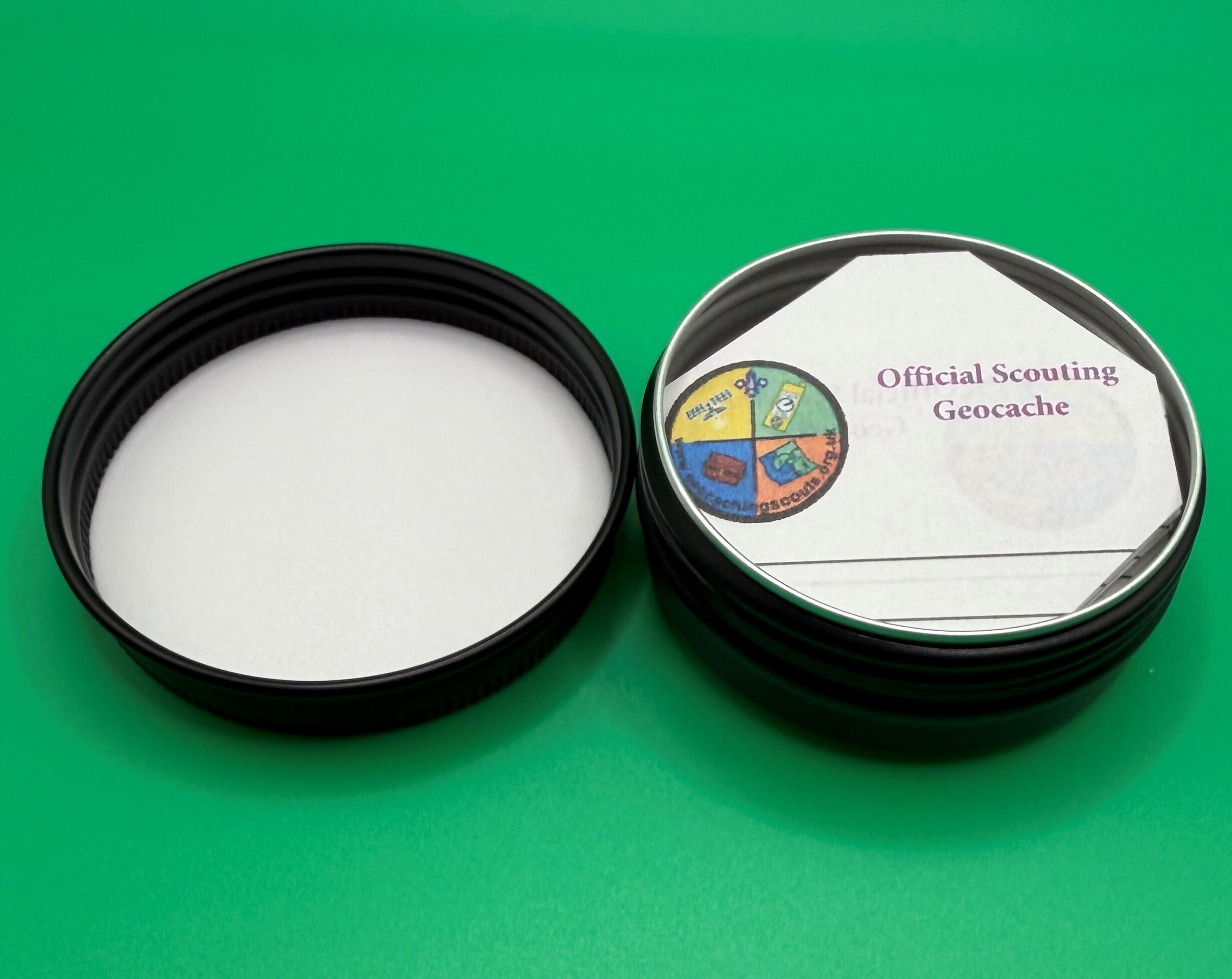 Magnetic Geocaching Scout UK logo geocache is a 1-oz - Image 4